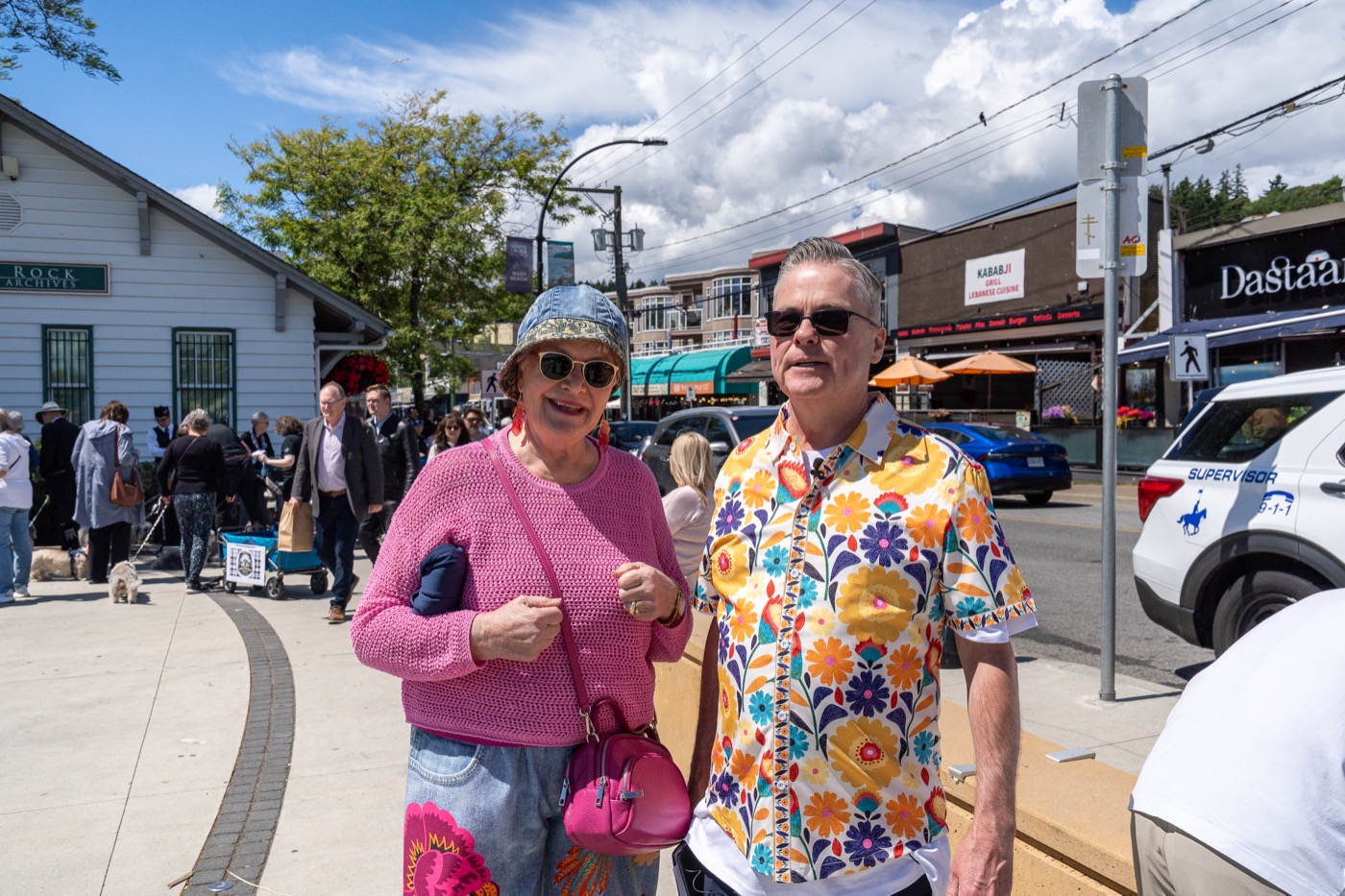 Chris Shields with White Rock residents