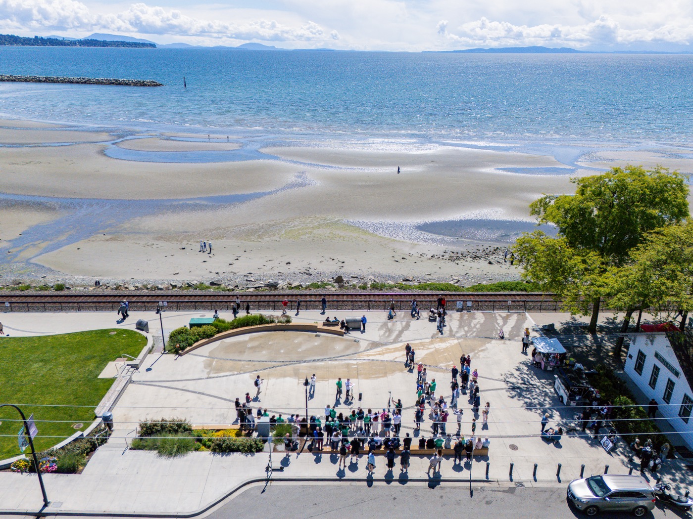 The White Rock waterfront and pier
