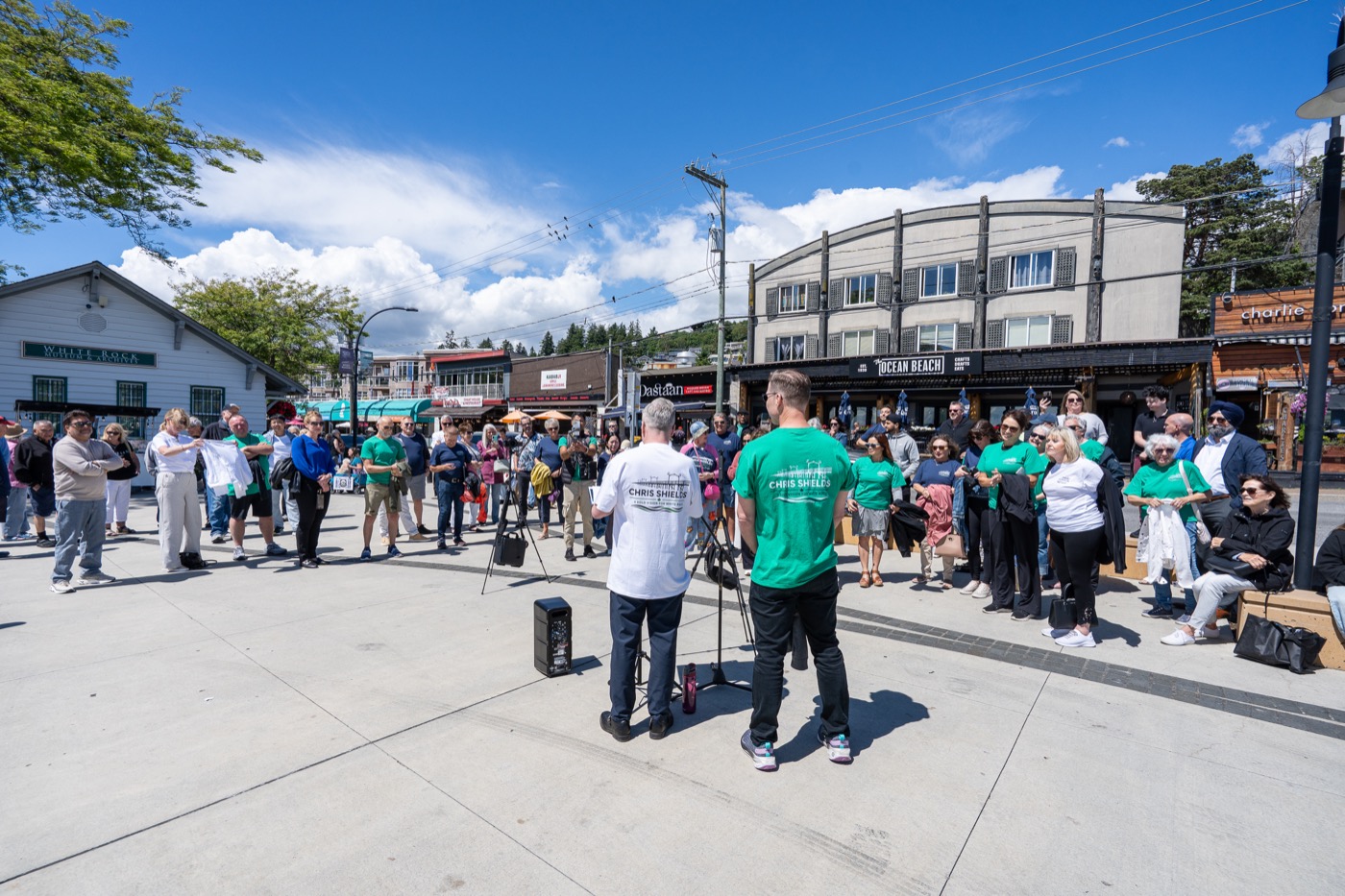 Campaign rally in White Rock